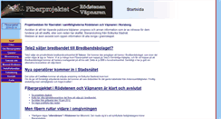 Desktop Screenshot of fiber.rodstenen.se